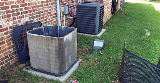 photo of HVAC system outside